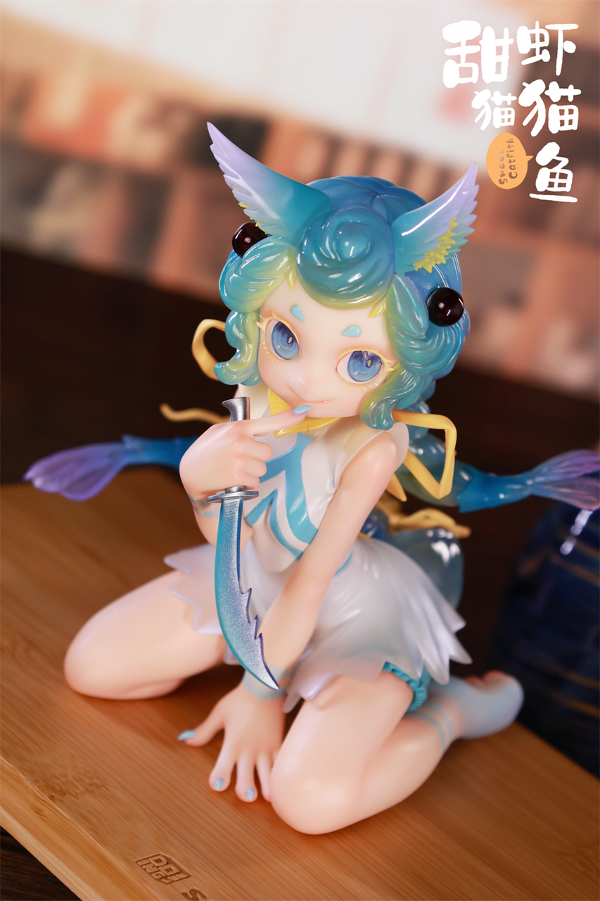 [Pre-Order] WeArtDoing Studio - Statue - Original - Sweet Catfish-Coral Sea X Moonfin (Licensed)