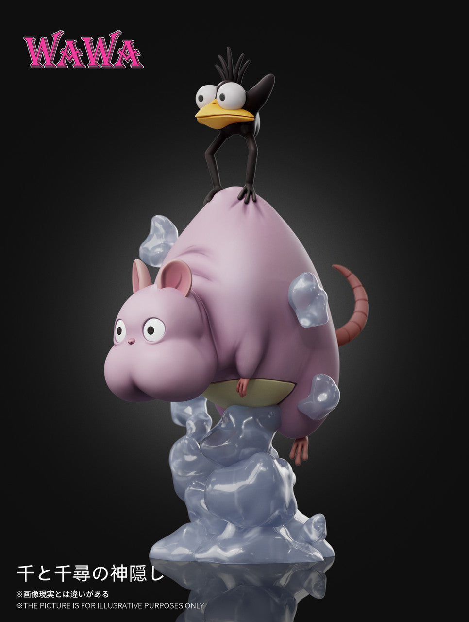 [Pre-Order] WAWA Studio - Statue - Spirited Away - Hayao Miyazaki Desk Decoration Series Flying Boh Mini Figurine