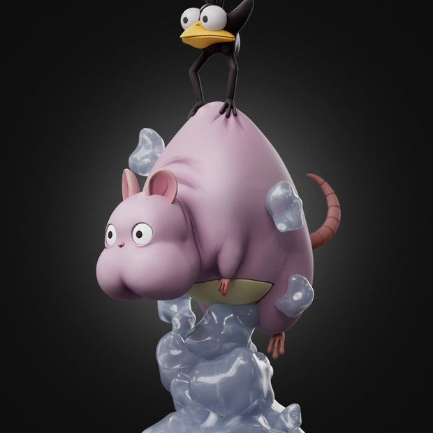 [Pre-Order] WAWA Studio - Statue - Spirited Away - Hayao Miyazaki Desk Decoration Series Flying Boh Mini Figurine