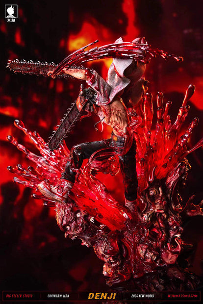 [Warehouse in Stock] Big Feeler Studio - Statue - Chainsaw Man - Denji with LED