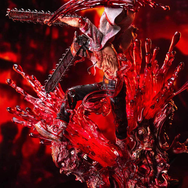 [Warehouse in Stock] Big Feeler Studio - Statue - Chainsaw Man - Denji with LED