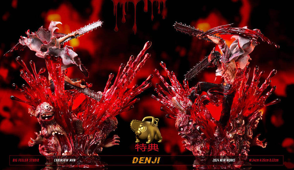 [Warehouse in Stock] Big Feeler Studio - Statue - Chainsaw Man - Denji with LED