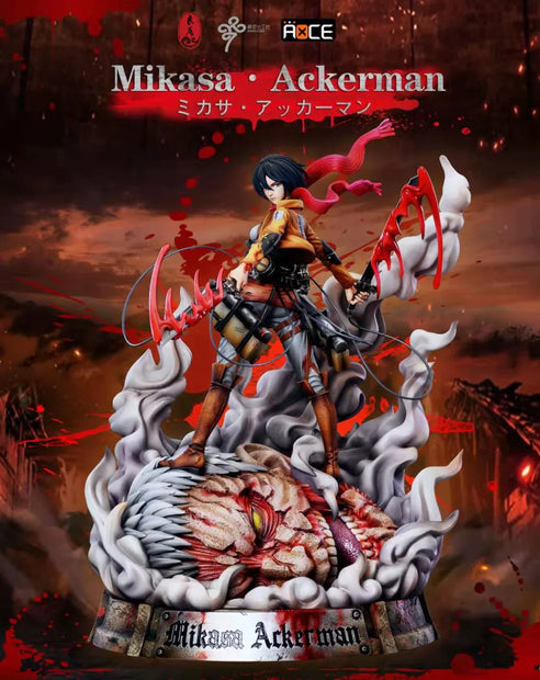 [US in stock] LC Studio - Statue - Attack On Titan - Mikasa Ackerman (Displayed)