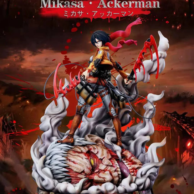 [US in stock] LC Studio - Statue - Attack On Titan - Mikasa Ackerman (Displayed)