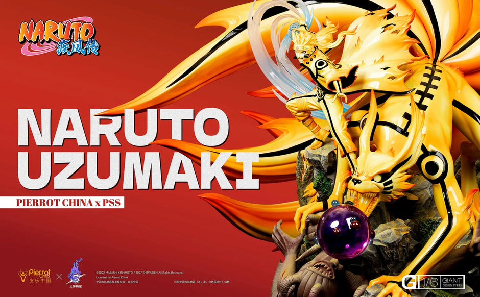 [Pre-Order Closed] Pickstar Studio - Statue - Naruto Genuine Authorization Kurama Link Mode naruto Uzumaki 1/6 Statue (Licensed)