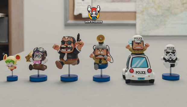 [Pre-Order Closed] ZOR Studio - Statue - Dr. Slump - WCF Series Penguin Village Dash #2 Bank & Police Station