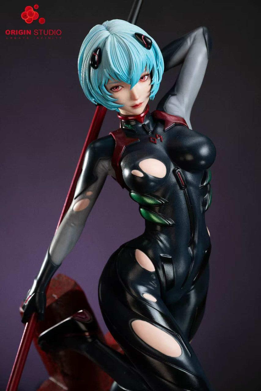[Pre-Order] Origin Studio - Statue - Neon Genesis Evangelio - Black Combat Suit Ayanami Rei