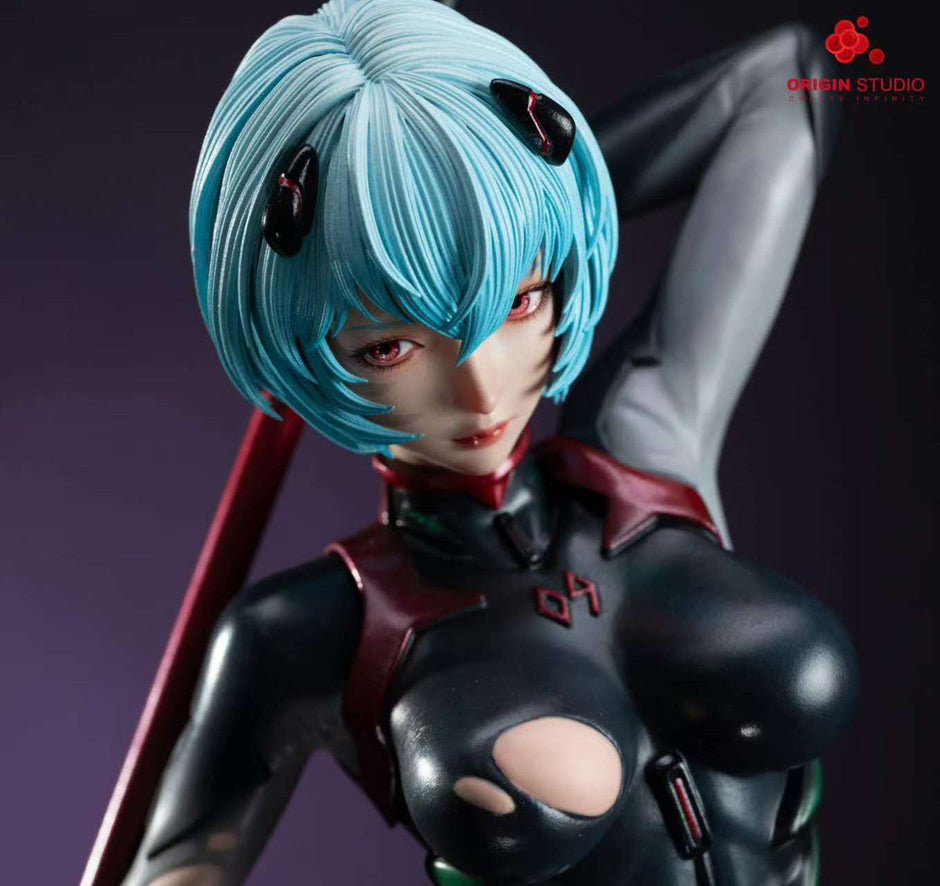 [Pre-Order] Origin Studio - Statue - Neon Genesis Evangelio - Black Combat Suit Ayanami Rei
