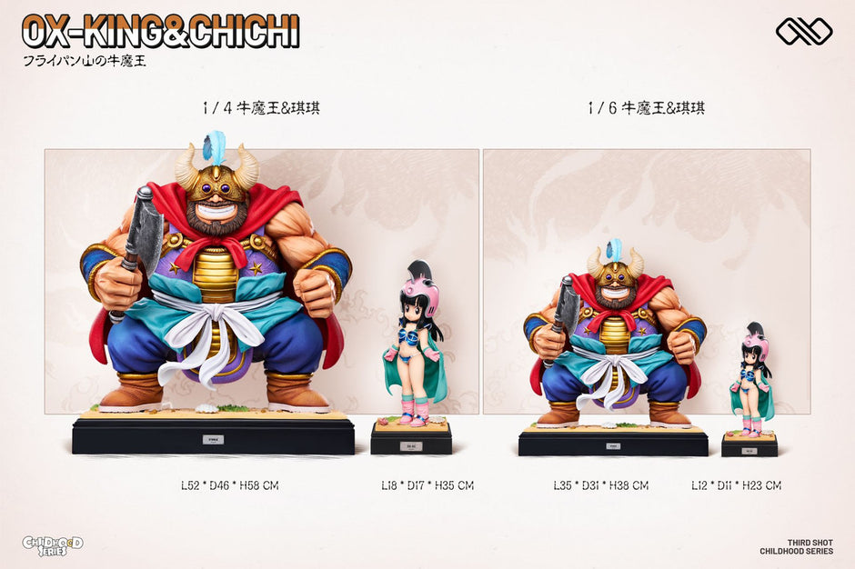 [Warehouse in Stock] Infinite Studio - Statue - Dragon Ball Gyuumaou & Chichi (Large Scale Size)