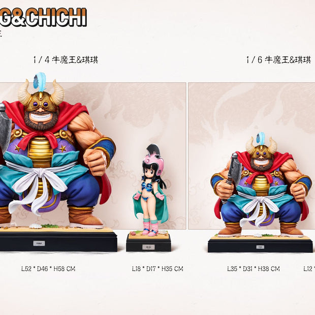 [Warehouse in Stock] Infinite Studio - Statue - Dragon Ball Gyuumaou & Chichi (Large Scale Size)