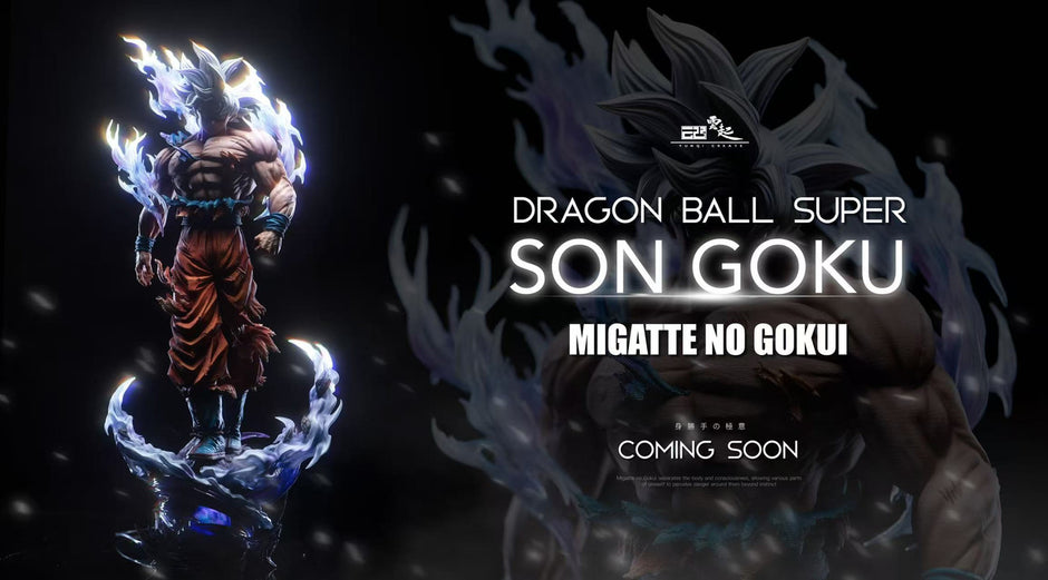 [Warehouse in Stock] YUN QI Studio - Statue - Dragon Ball Light carving series Migatte no Gokui Son Goku