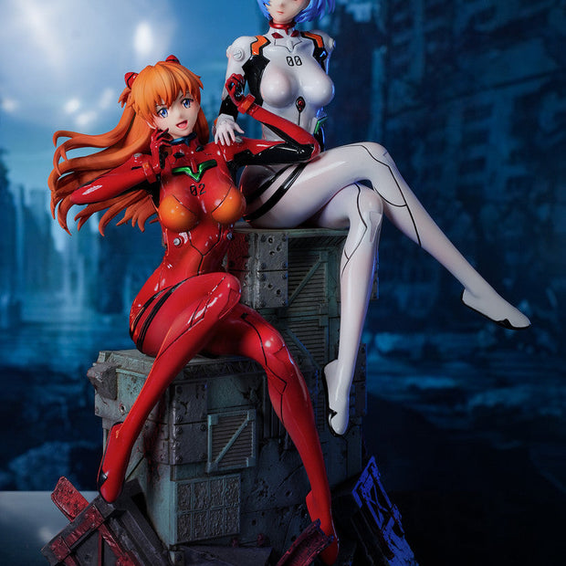 [Pre-Order] SD Studio - Statue - Neon Genesis Evangelion - Soryu Asuka Langley & Ayanami Rei