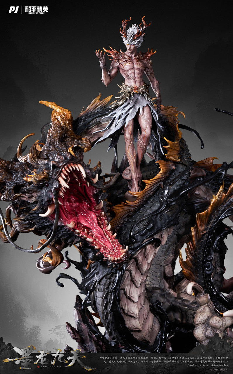 [Pre-Order] PIJI Studio - Statue - Original - Amerfort Black Dragon Nine Heavens - Ao Yuan Statue (Licensed)