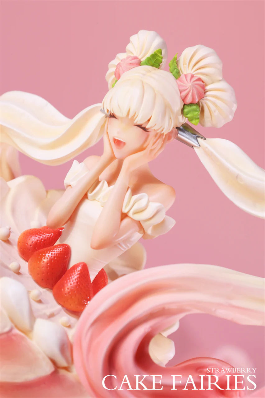 [Pre-Order Closed] WeArtDoing Studio - Statue - Original - Cake Fairies Strawberry & Matcha (Licensed)