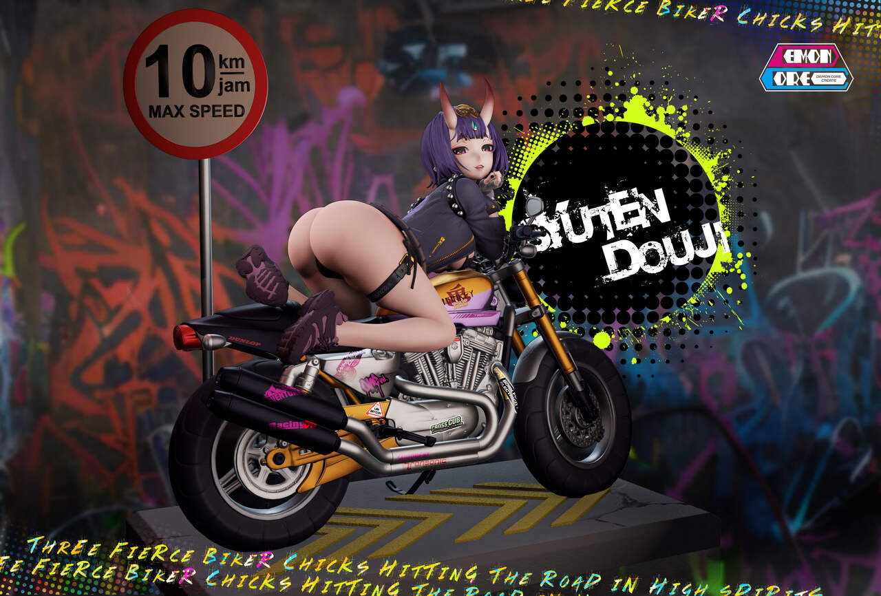 [Pre-Order] Demon Core Studio - Statue - Fate Motorcycle Trio - Minamoto no Raikou & Syuten Douji & Ibaraki Doji