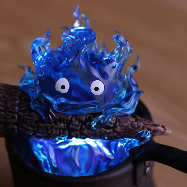 [Warehouse in Stock] Shen Yin Studio - Statue - Howl's Moving Castle - Blue Calcifer with LED