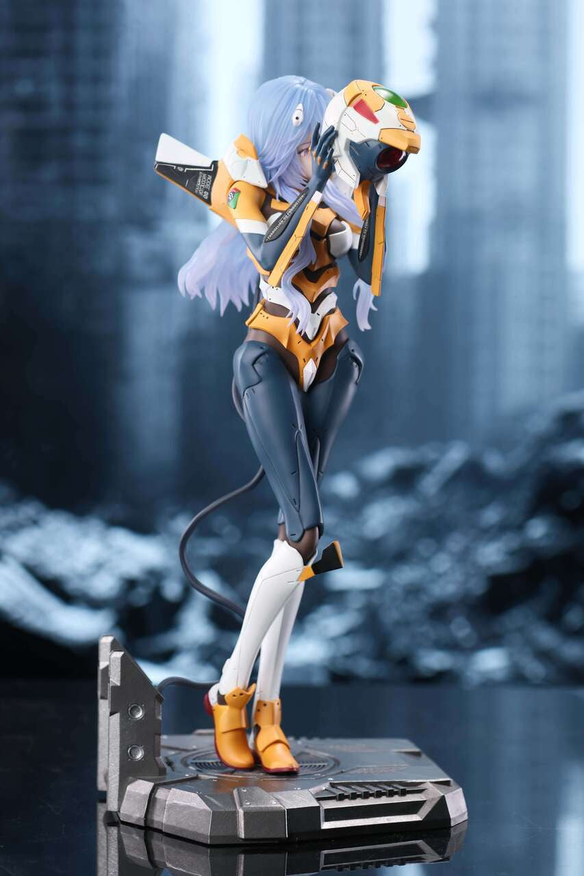 [Warehouse in Stock] Two head version - DreamX Studio - Statue - Neon Genesis Evangelion - EX1-Mecha Rei Ayanami