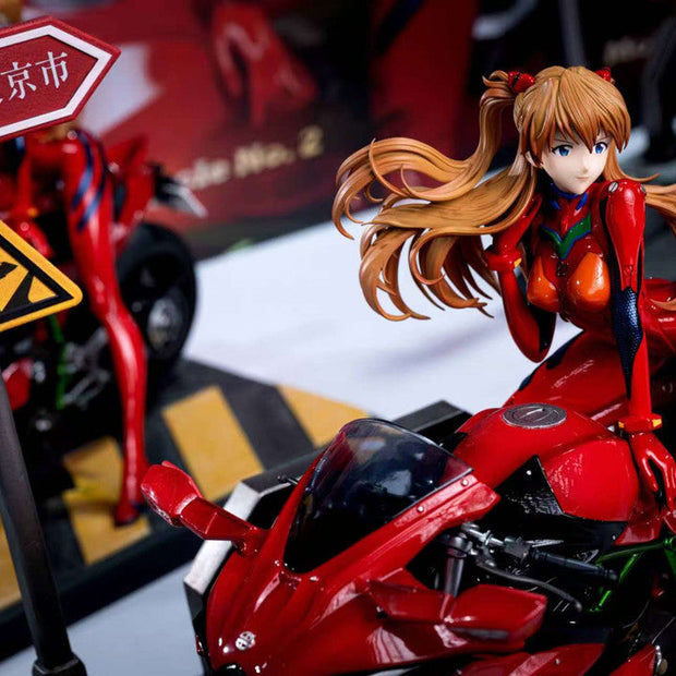 [Warehouse in Stock] KOL Brother Studio - Statue - Neon Genesis Evangelion - Motorcycle Asuka