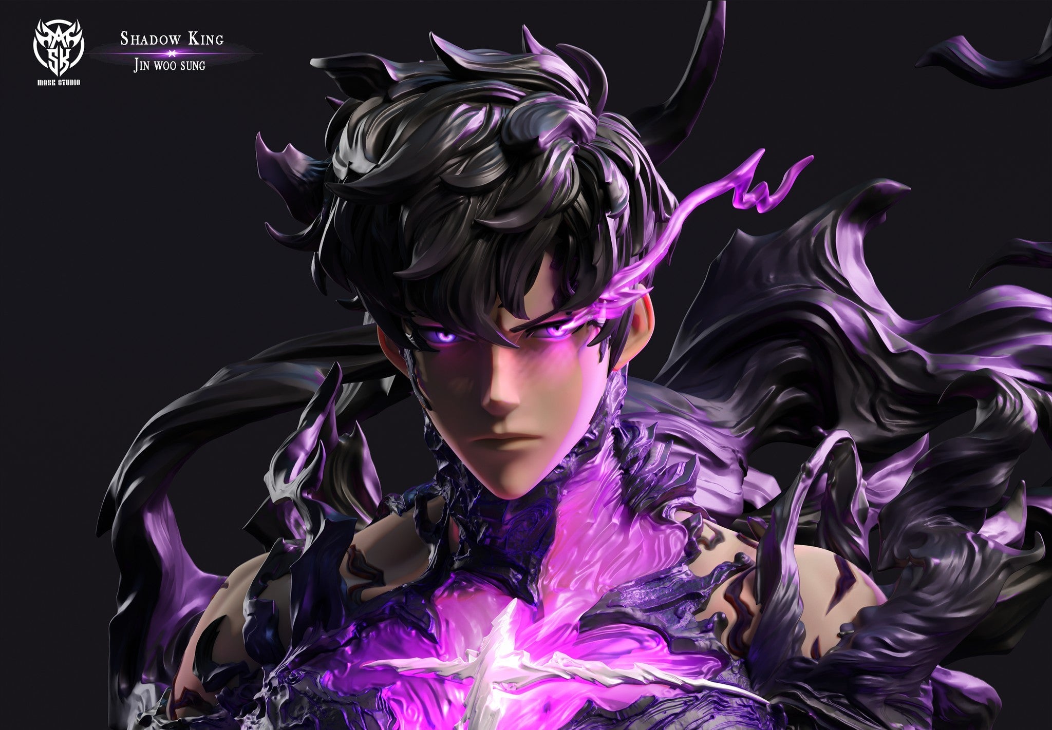 [Warehouse in Stock] Mask Studio - Statue - Solo Leveing - Shadow King Sung Jin Woo