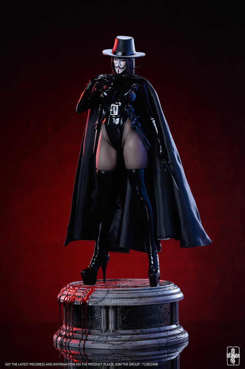 [Warehouse in Stock] Dtalon Studio - Statue - V for Vendetta - 1st Miss V