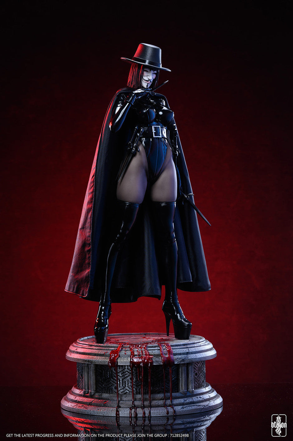 [Warehouse in Stock] Dtalon Studio - Statue - V for Vendetta - 1st Miss V
