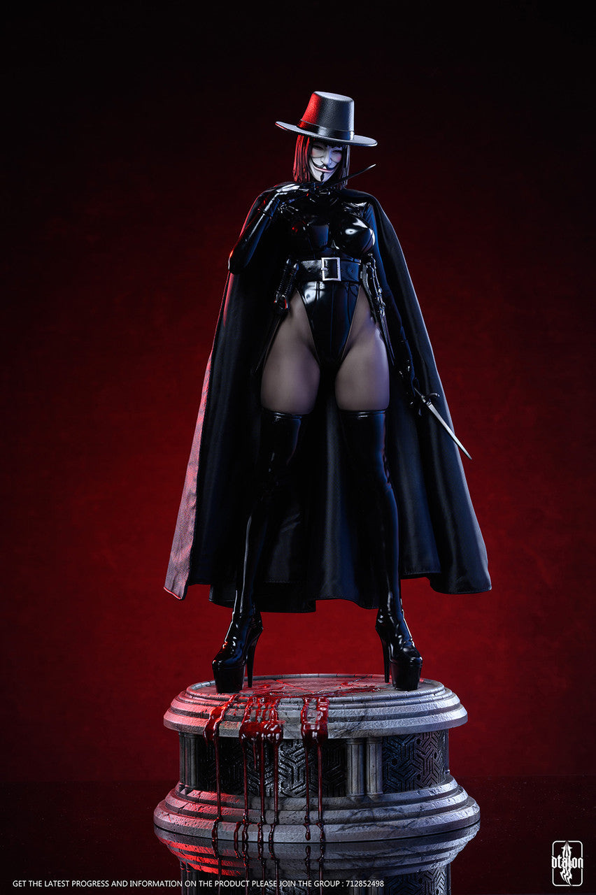 [Warehouse in Stock] Dtalon Studio - Statue - V for Vendetta - 1st Miss V