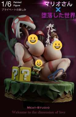 [Warehouse in Stock] Meat Studio - Statue - Super Mario Mario Lady's Daily Life Tongue sticking version