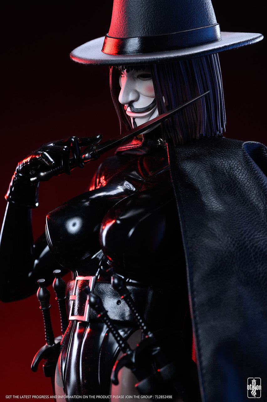 [Warehouse in Stock] Dtalon Studio - Statue - V for Vendetta - 1st Miss V