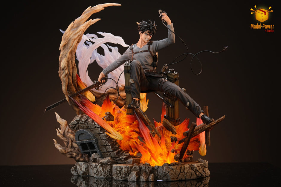 [Pre-Order Closed] Model Power Studio - Statue - Attack on Titan - #6 Street Fighting Levi Ackerman