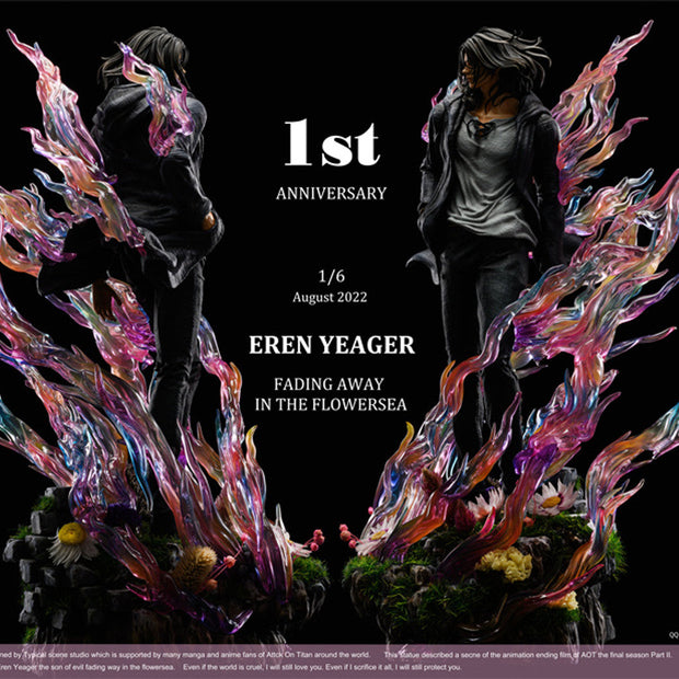 [Warehouse in Stock] EX ver. - Typical Scene Studio - Statue - Attack on Titan - Eren Yeager in the Flower Sea