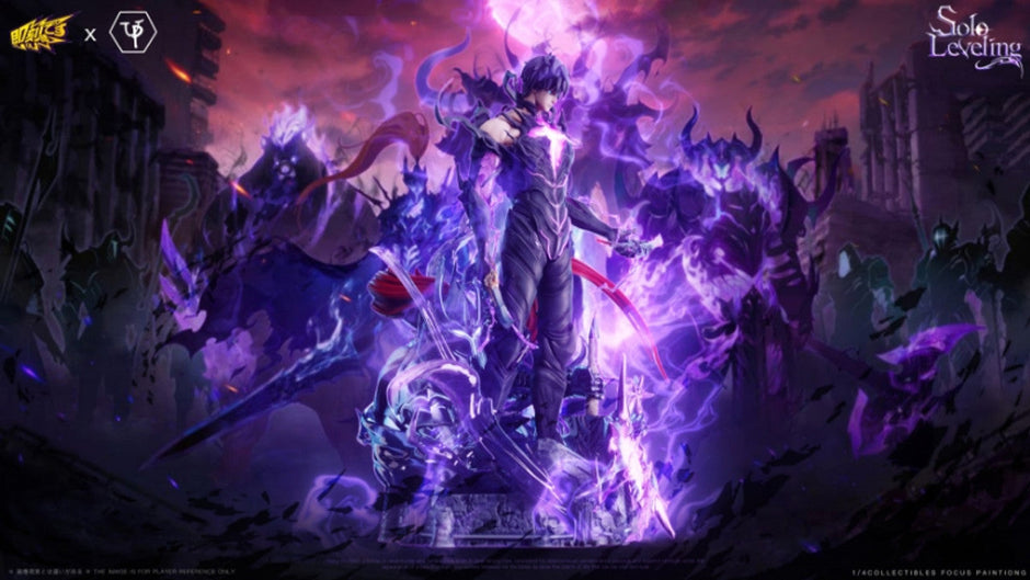 [Pre-Order Closed] JiKe Studio & UP Studio - Statue - Solo leveling - Sung Jin-Woo with LED