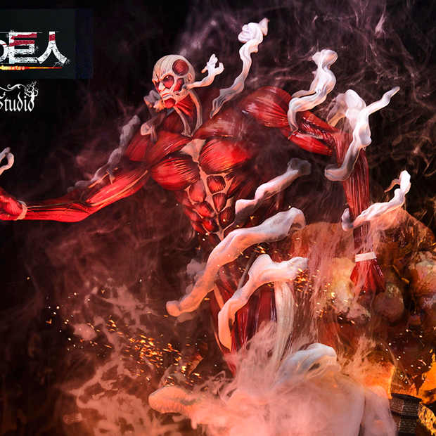 [Warehouse in Stock] Giant Studio - Statue - Attack on Titan - Nuclear Explosion Famous Scene-Colossal Titan