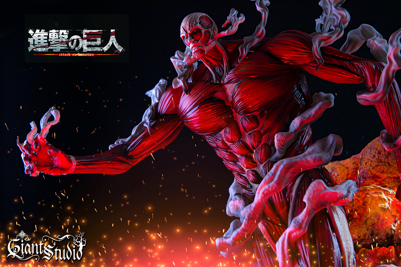 [Warehouse in Stock] Giant Studio - Statue - Attack on Titan - Nuclear Explosion Famous Scene-Colossal Titan