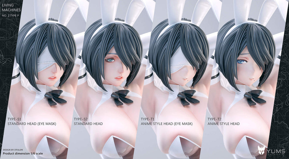 [Warehouse in Stock] YUMS-Collectors Studio - Statue - NieR:Automata - YoRHa Bunny Girl 2B