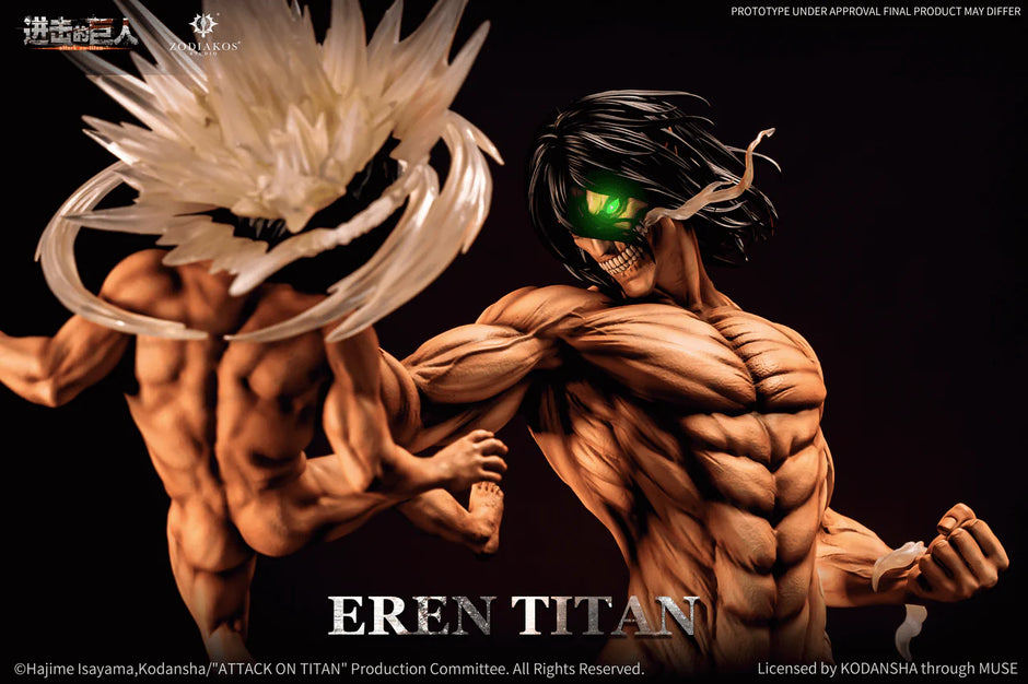 [Pre-Order] Zodiakos Studio - Statue - Attack on Titan - Eren Titan (Licensed)