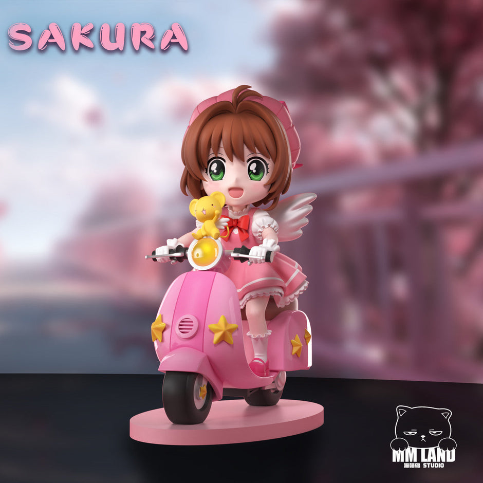 [Pre-Order Closed] MMLAND Studio - Statue - Cardcaptor Sakura - Sakura Kinomoto riding Motorcycle