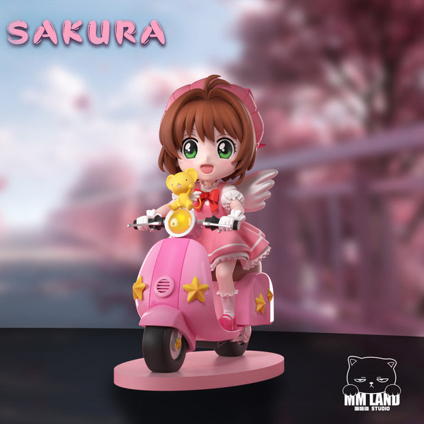 [Pre-Order Closed] MMLAND Studio - Statue - Cardcaptor Sakura - Sakura Kinomoto riding Motorcycle