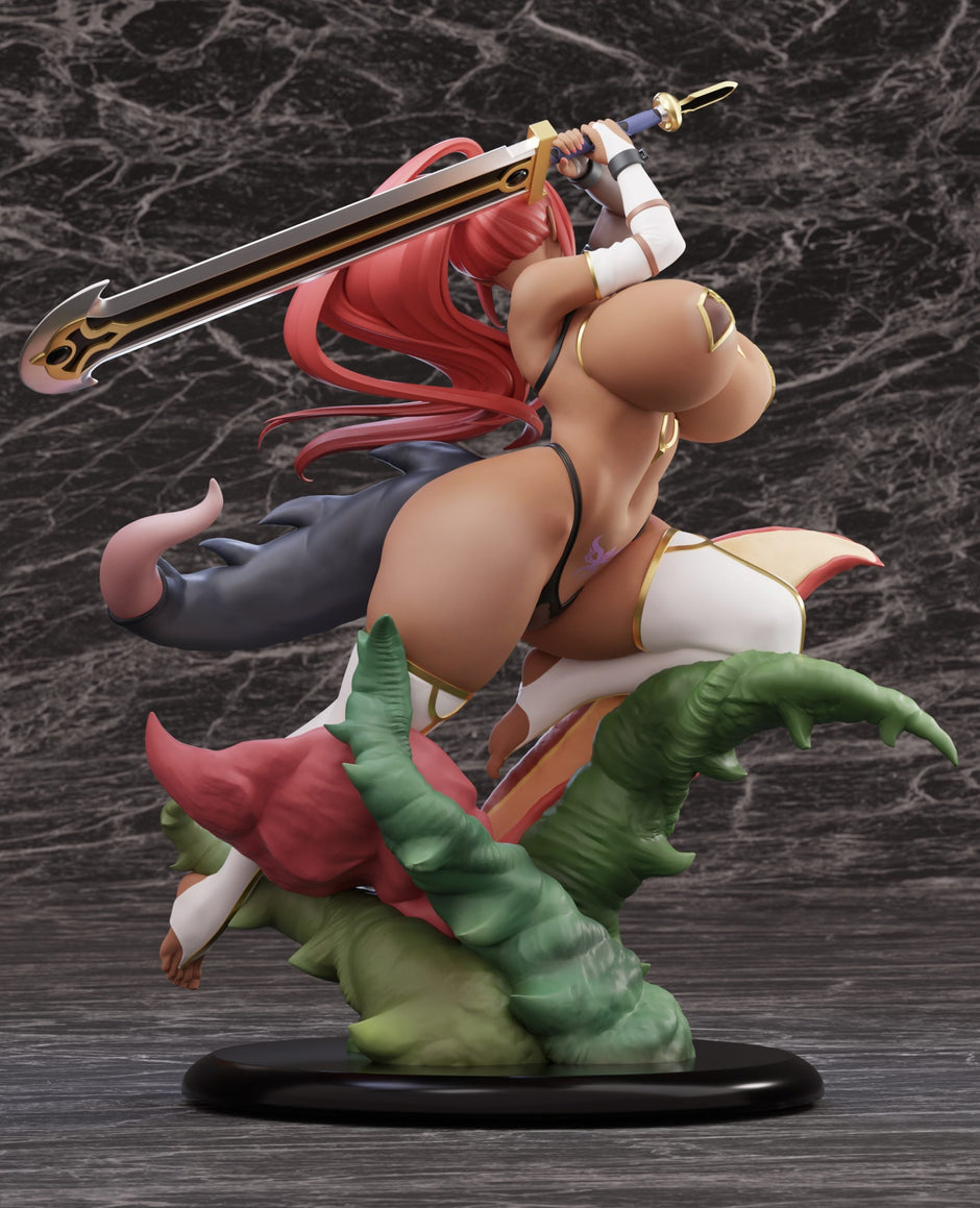 [Pre-Order Closed] SODA Studio - Statue - Original - Silver Rank Adventurer Fire Dragon Rinea (Licensed)