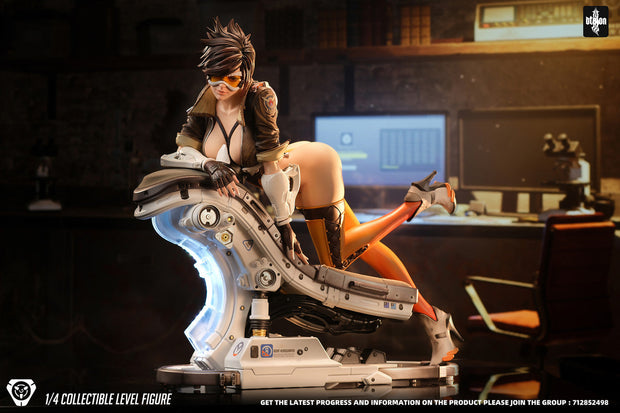 [Warehouse in Stock] Dtalon Studio - Statue - Overwatch - Tracer