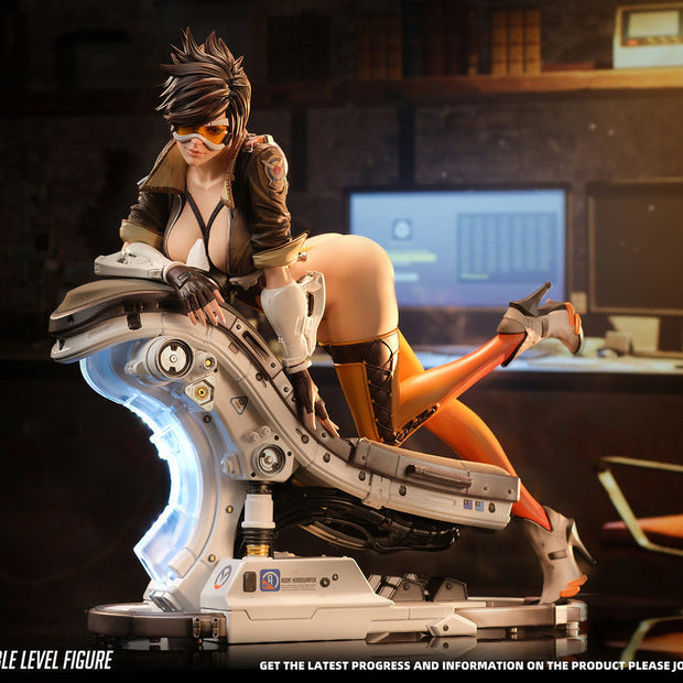 [Warehouse in Stock] Dtalon Studio - Statue - Overwatch - Tracer