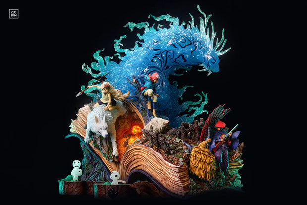 [Warehouse in Stock] ZuoBan Studio - Statue - Princess Mononoke - Princess Mononoke x Ashitaka