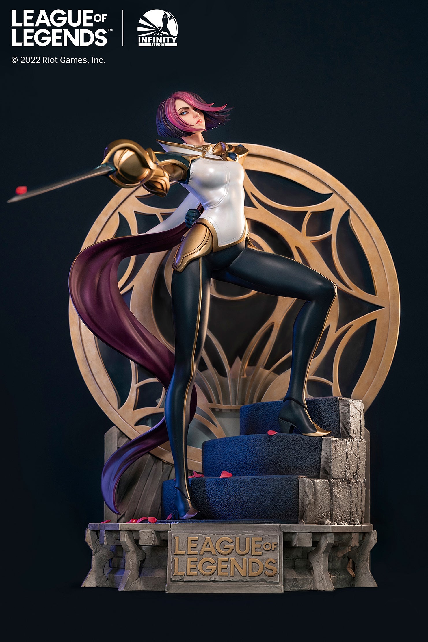 [CHRISTMAS2025 Shipping Included] Infinity Studio - Statue - League of Legends - The Grand Duelist Fiora Laurent Statue (Licensed)