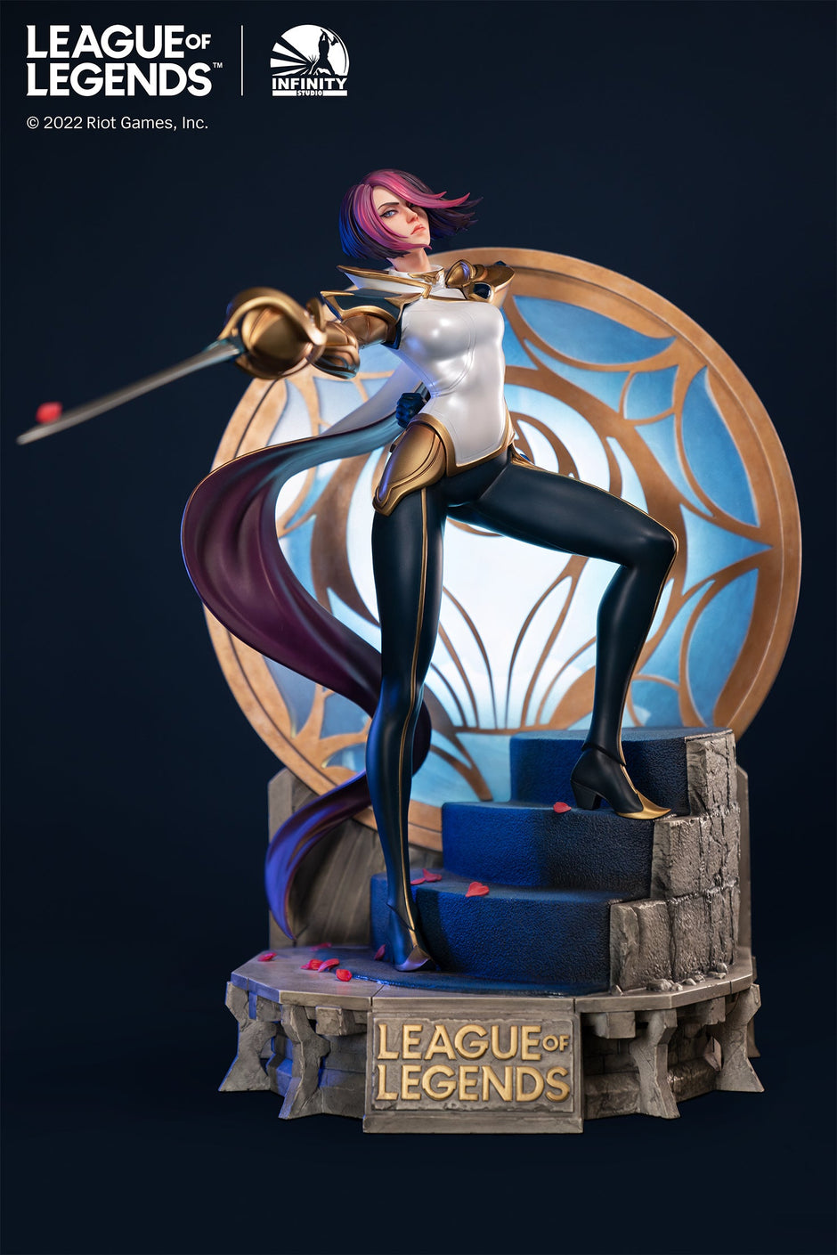 [CHRISTMAS2025 Shipping Included] Infinity Studio - Statue - League of Legends - The Grand Duelist Fiora Laurent Statue (Licensed)