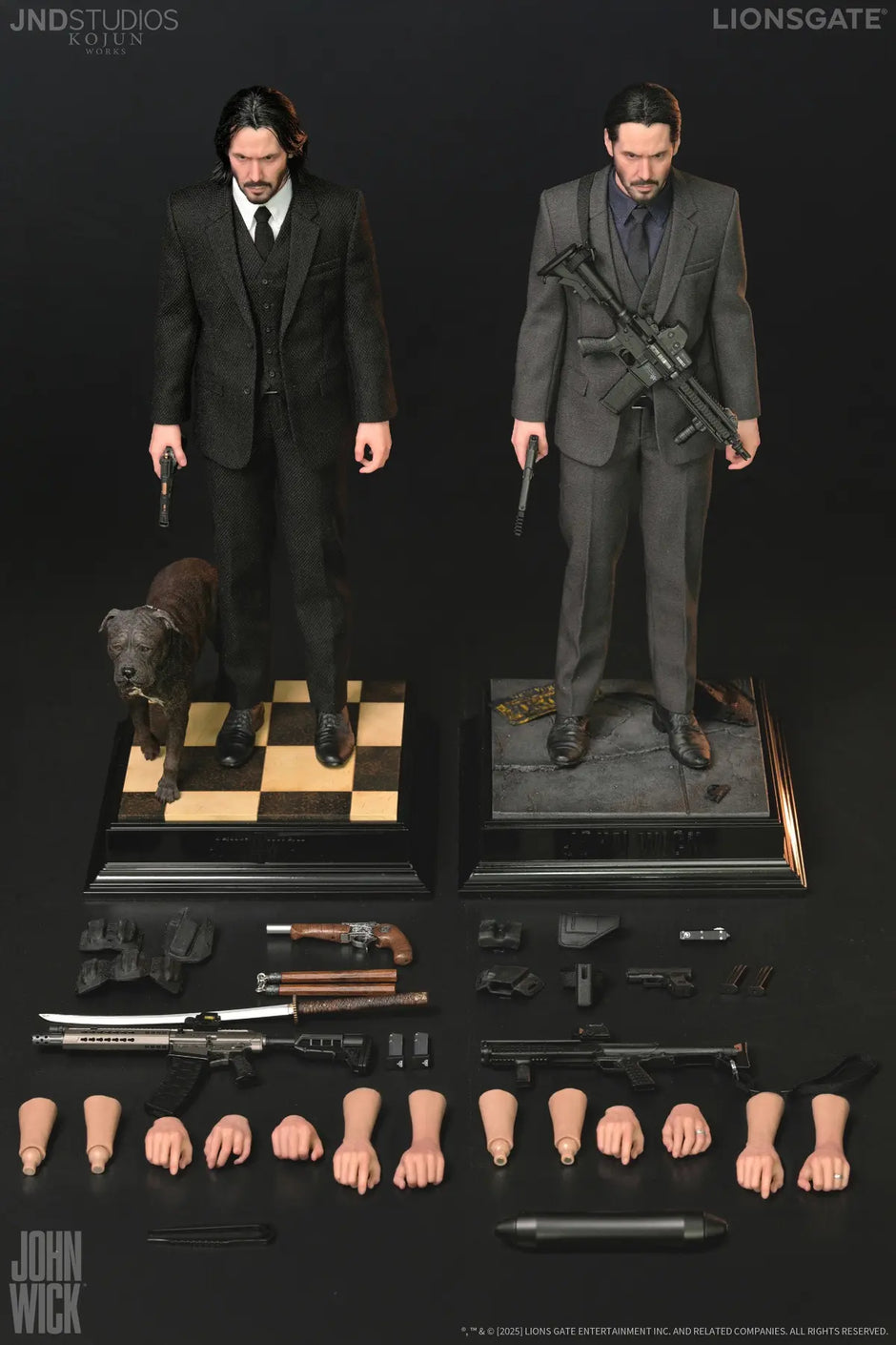 [Pre-Order] JND Studio - Statue - John Wick - 1&4 1/6 scale Action Figure KJW-005A KJW-005C (Licensed)