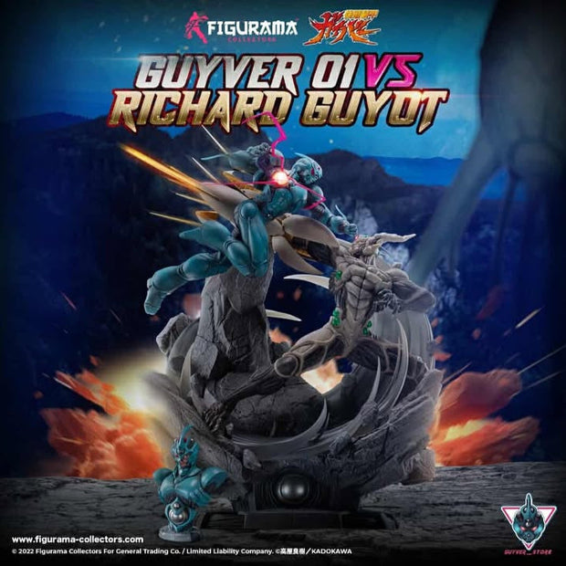 [Pre-Order] Guyver Store X Figurama Collectors - Statue - Bioboosted Armor Guyver - Guyver 1 vs Guyot with LED (Licensed)