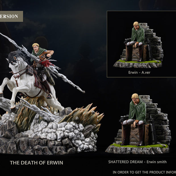 [Warehouse in Stock] JR Studio - Statue - Attack on Titan - Levi & Erwin A Ver.