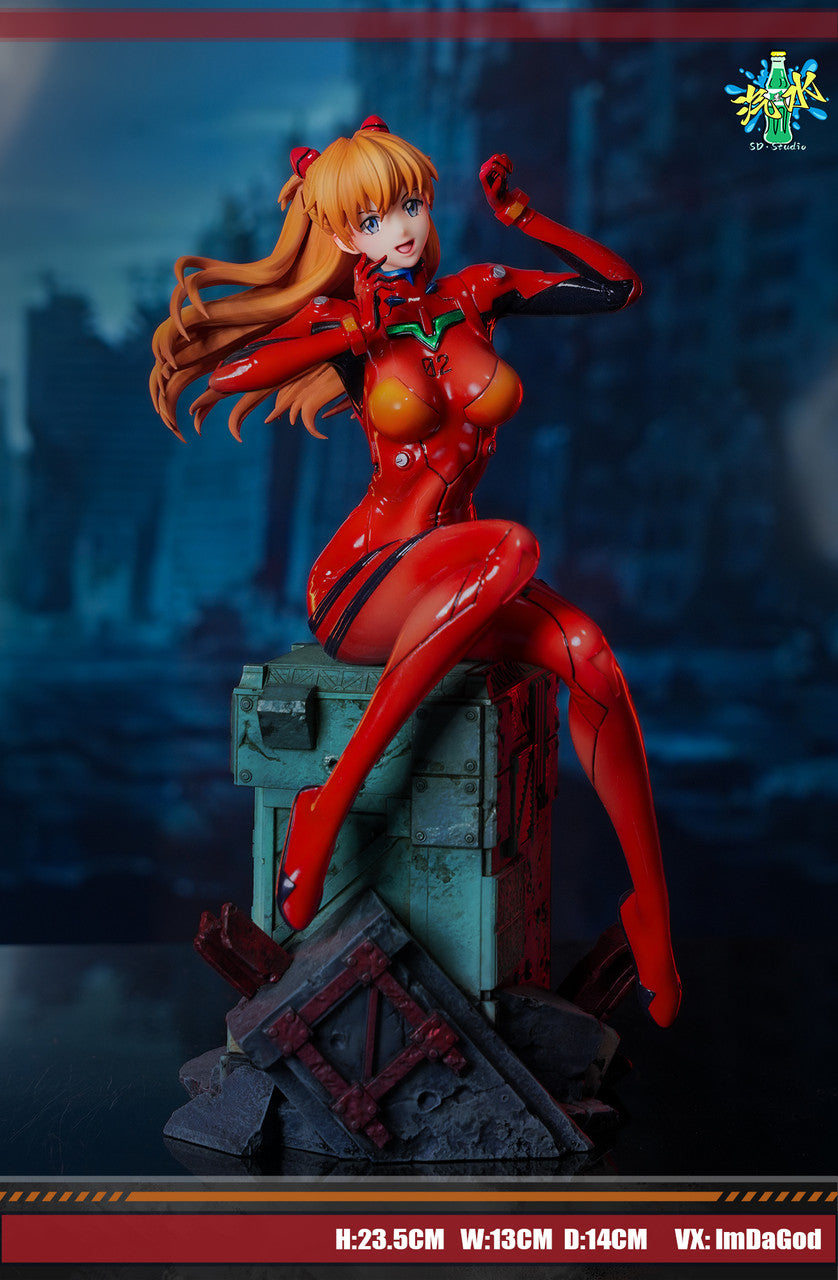 [Pre-Order] SD Studio - Statue - Neon Genesis Evangelion - Soryu Asuka Langley & Ayanami Rei