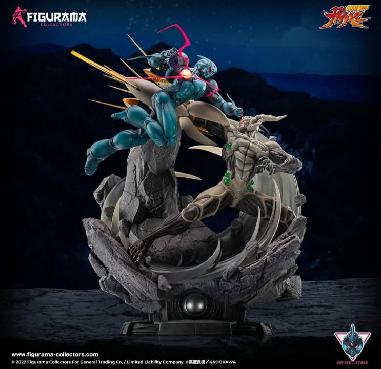 [Pre-Order] Guyver Store X Figurama Collectors - Statue - Bioboosted Armor Guyver - Guyver 1 vs Guyot with LED (Licensed)