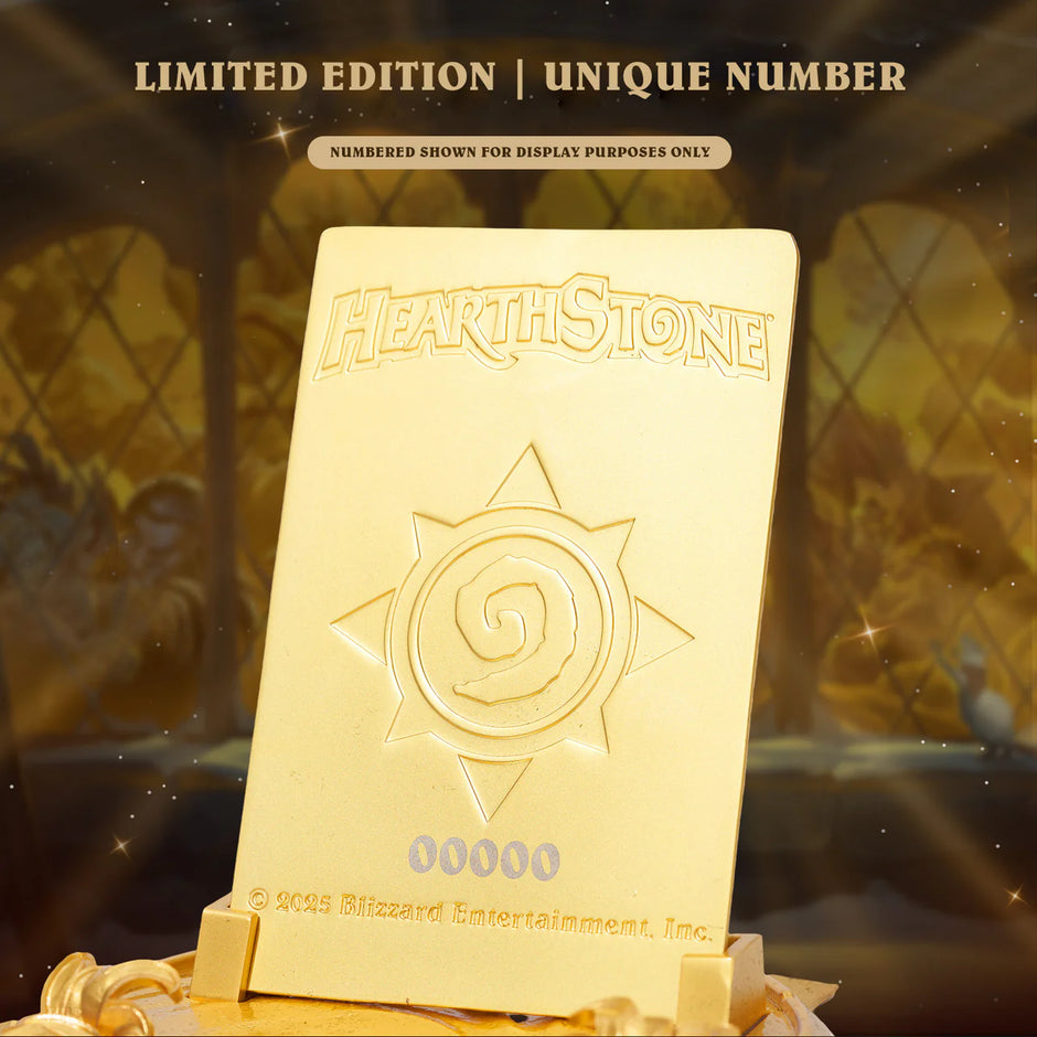 [Pre-Order] HEX Collectibles & BLIZZARD ENTERTAINMENT - Statue - Golden Celebration Card Back Replica (Licensed)