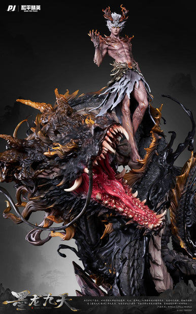 [Pre-Order] PIJI Studio - Statue - Original - Amerfort Black Dragon Nine Heavens - Ao Yuan Statue (Licensed)
